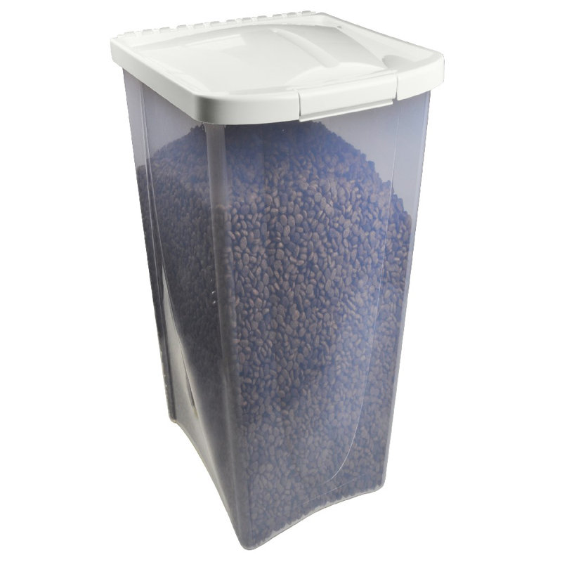 LKAHLSEN 50 Lb Plastic Dog Food Storage Container On Wheels Wayfair